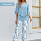 💃🔥 HEISSER VERKAUF 2026: -50% ✨ Damen-Zweiteiler Set – bedruckte Hose & Rundhals-Top 👗 modern, bequem & stylisch 💫