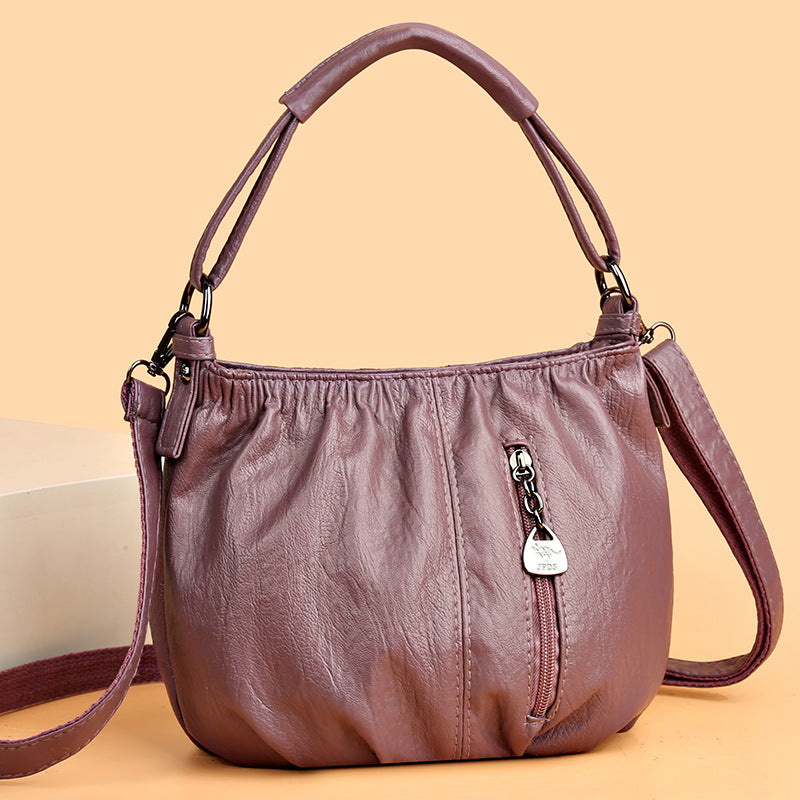 👜 50% RABATT! 💼 Damen Plissee-Handtasche – Weiches Material, Mehrere Tragemöglichkeiten & Stilsicher ✨