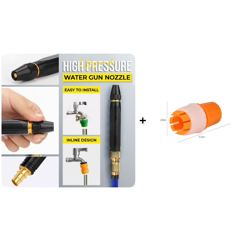 🔥 LETZTER TAG: -50% 💥 Hochdruck-Wasserpistole 💦 Kraftvolle Reinigung für Auto, Garten & Haushalt 🚗🌿✨