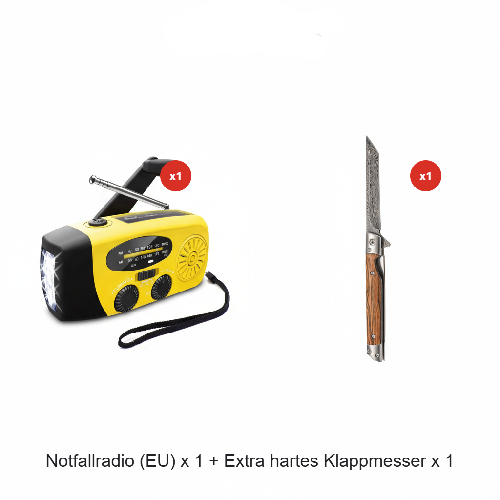 📻⚡【50% Rabatt】Solar-Kurbel Notfallradio – Mit Powerbank, Wetteralarm, USB & 7 Tage Akku. Wasserdicht & robust für Outdoor/Krise. 🌞🔋 Jetzt unschlagbares Angebot sichern!