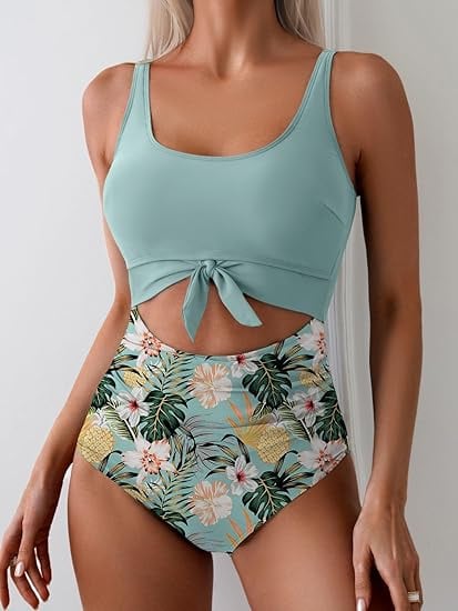 👙 50% RABATT! 🌊 Einteiliger Badeanzug mit Bauchbetonung & Schnürung – Figurschmeichelnd & stylisch – Perfekt für Strand, Pool oder Sonnenbaden – femininer Look mit Unterstützung ☀️💃✨