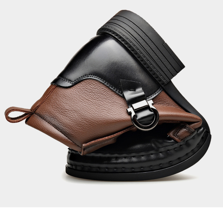 👞🔥Der Charme eines reifen Mannes! ⏰ Herren-Ankle-Boots aus echtem Leder – Strapazierfähig, stylisch und ganztägiger Tragekomfort für Freizeit und Beruf 🔧
