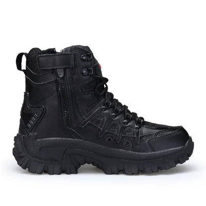 🎁Black Friday Sale – Zeitlich begrenzt 50%RABATT🎁Herren Outdoor wasserdichte rutschfeste Wanderstiefel Kampfstiefel