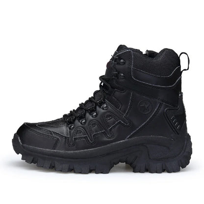 🎁Black Friday Sale – Zeitlich begrenzt 50%RABATT🎁Herren Outdoor wasserdichte rutschfeste Wanderstiefel Kampfstiefel