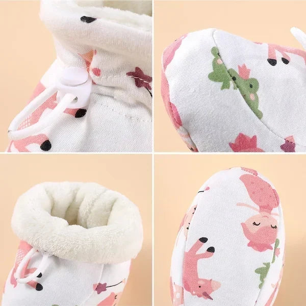 📢📢50% Rabatt!!! 🎉✨ Warme Pelz-Baby-Stiefel – Kuschelig weiches Innenfutter, rutschfeste Sohle und einfacher Anzug – perfekt für die ersten Schritte deines Schatzes. Jetzt -50%!