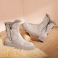 Damen-Winter-Fleece-Schneestiefel⚡Neu eingetroffen Sale-50% Rabatt