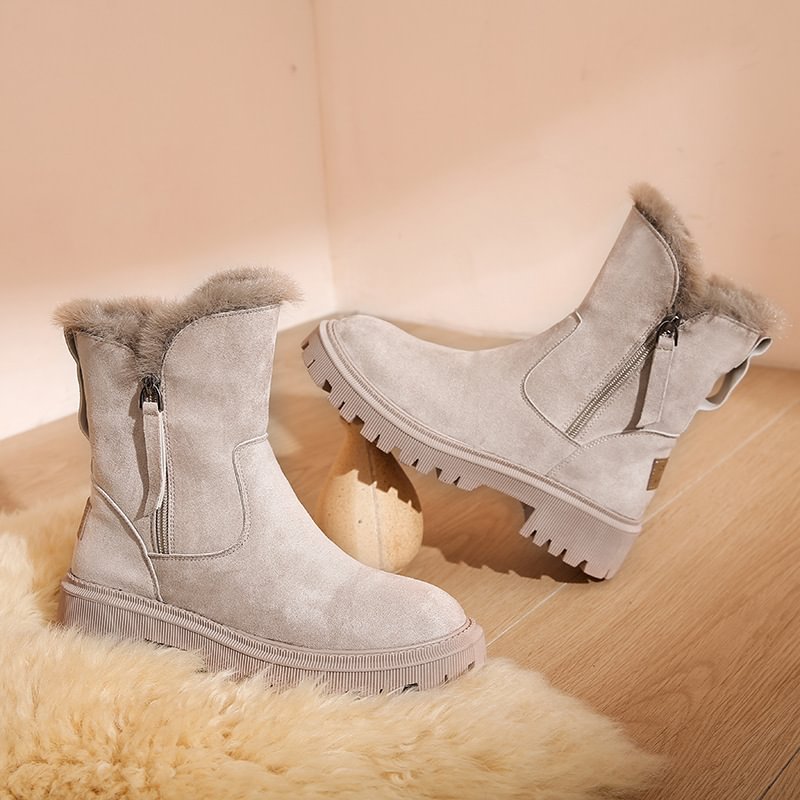 Damen-Winter-Fleece-Schneestiefel⚡Neu eingetroffen Sale-50% Rabatt