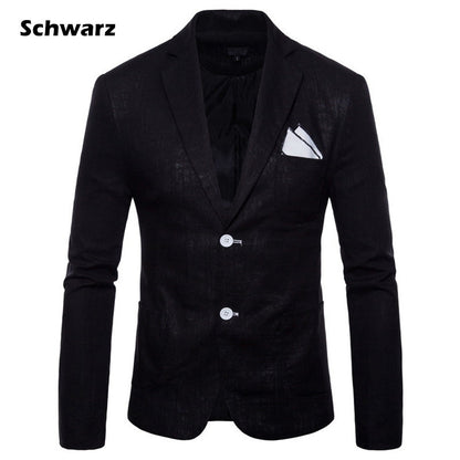 Legerer, leichter Leinenblazer für Herren