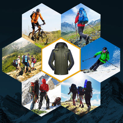 Wasserdichte und winddichte Outdoor-Wanderjacken für Herren