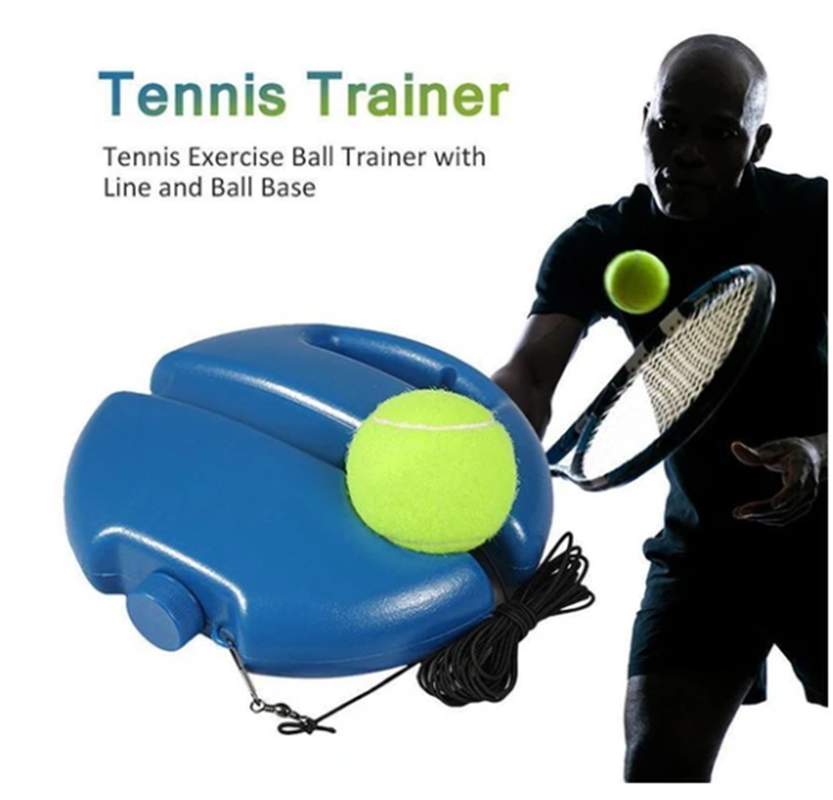 🎾 Tennis-Trainer mit Rückprallball – Praktisches Trainingsset für Garten, Park & Zuhause