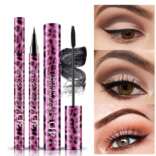 Lang anhaltende wasserfeste Wimperntusche Eyeliner-Set