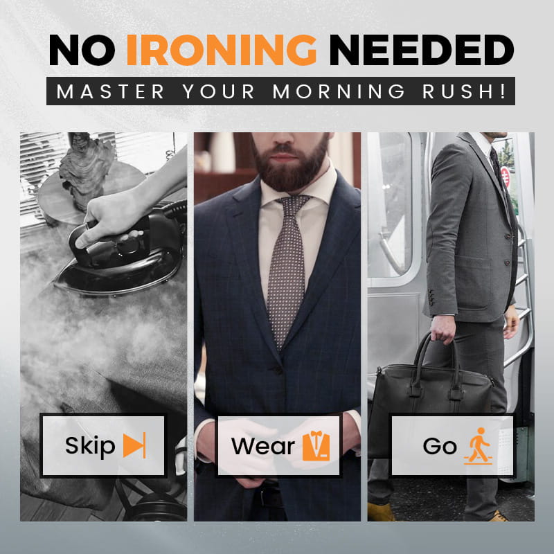 👔Mehr Auswahl an hochwertiger Herrenmode-Fliwos Herren-Stretch-Anzughose
