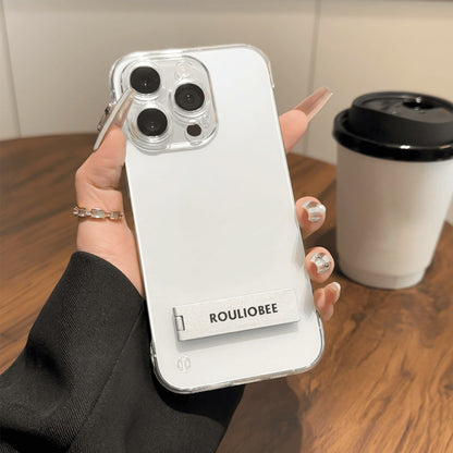 💥Nur für kurze Zeit 50 % Rabatt🔥0.33mm Ultra-thinTransparente Handyhülle mit Ständer für iPhone