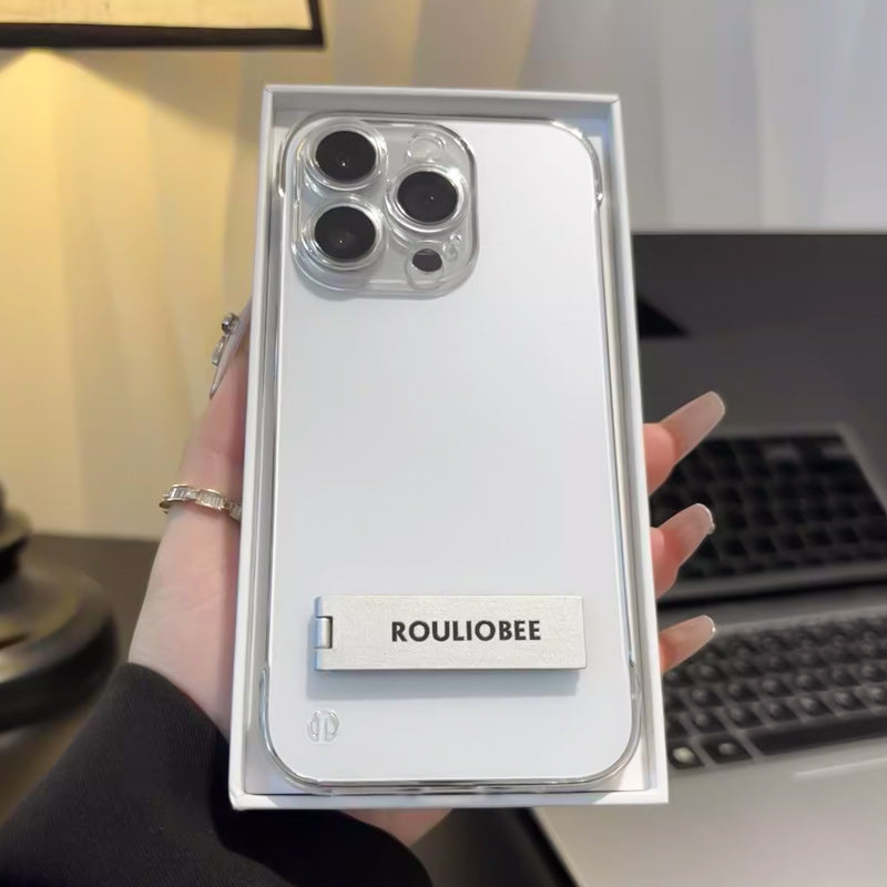 💥Nur für kurze Zeit 50 % Rabatt🔥0.33mm Ultra-thinTransparente Handyhülle mit Ständer für iPhone