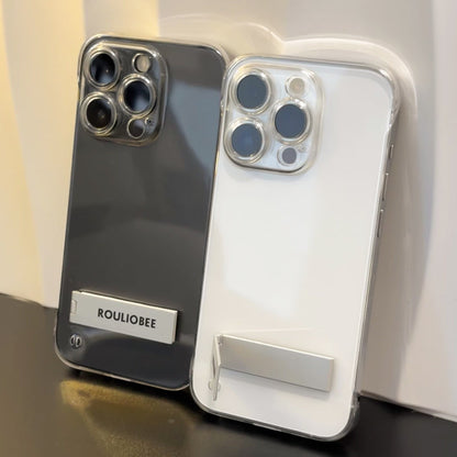 💥Nur für kurze Zeit 50 % Rabatt🔥0.33mm Ultra-thinTransparente Handyhülle mit Ständer für iPhone