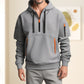 【Heutiges Angebot: Kostenloser Versand + extra niedrige Rabatte】Herren-Kapuzenpullover mit halbem Reißverschluss und Taschen