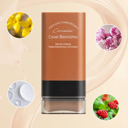 💥Verkaufsschlager 52% RABATT🥰Feuchtigkeitsspendender leichter Foundation-Stick mit Pinsel