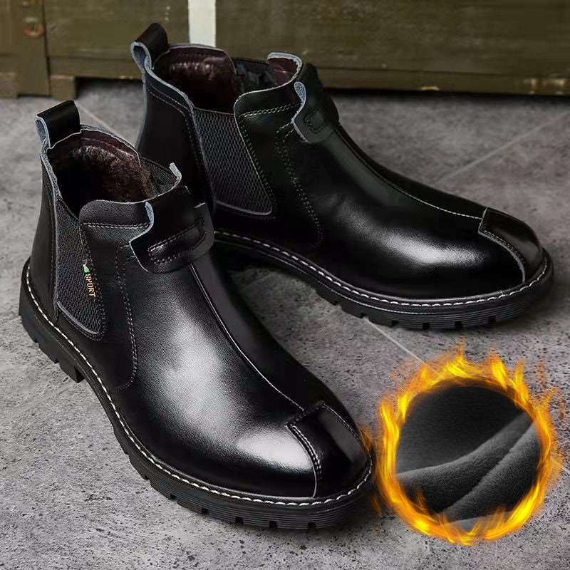 Chelsea-Stiefel aus PU-Leder für Herren