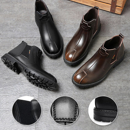 Chelsea-Stiefel aus PU-Leder für Herren