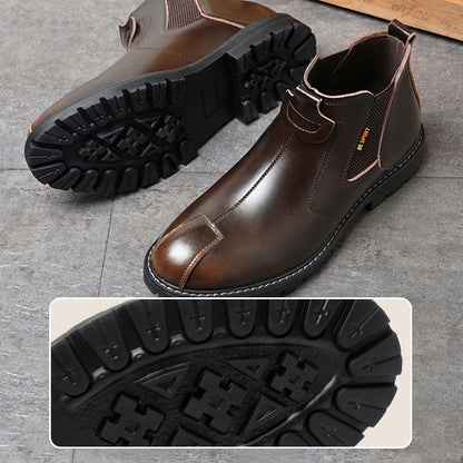 Chelsea-Stiefel aus PU-Leder für Herren