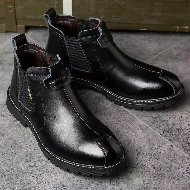 Chelsea-Stiefel aus PU-Leder für Herren