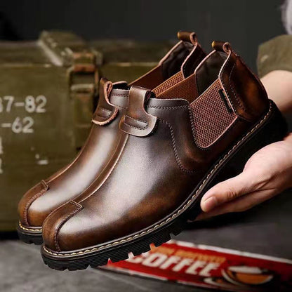 Chelsea-Stiefel aus PU-Leder für Herren
