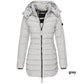 🔥Mittellange wattierte Winterjacke für Frauen, einfarbige, warme Kapuzenjacke👍【Kostenloser Versand】