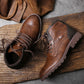 Herrenstiefel mit spitzer Zehe