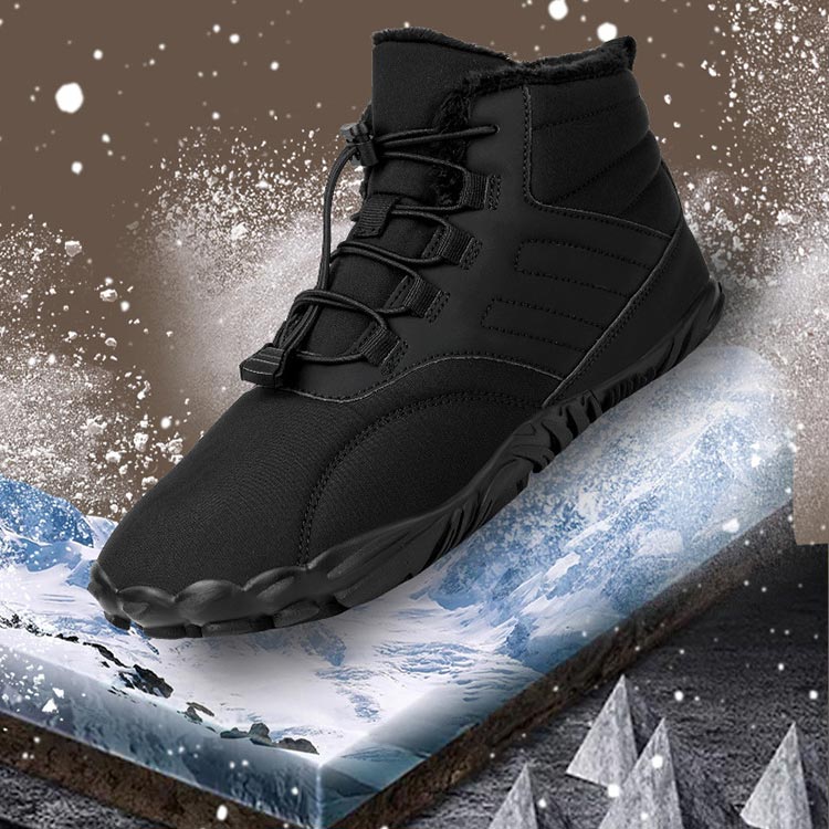 ❄️🧦Tolles Geschenk! Wasserdichte, verdickte, plüschgefütterte Wanderschuhe