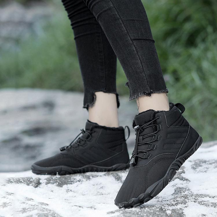 ❄️🧦Tolles Geschenk! Wasserdichte, verdickte, plüschgefütterte Wanderschuhe