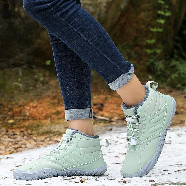 ❄️🧦Tolles Geschenk! Wasserdichte, verdickte, plüschgefütterte Wanderschuhe