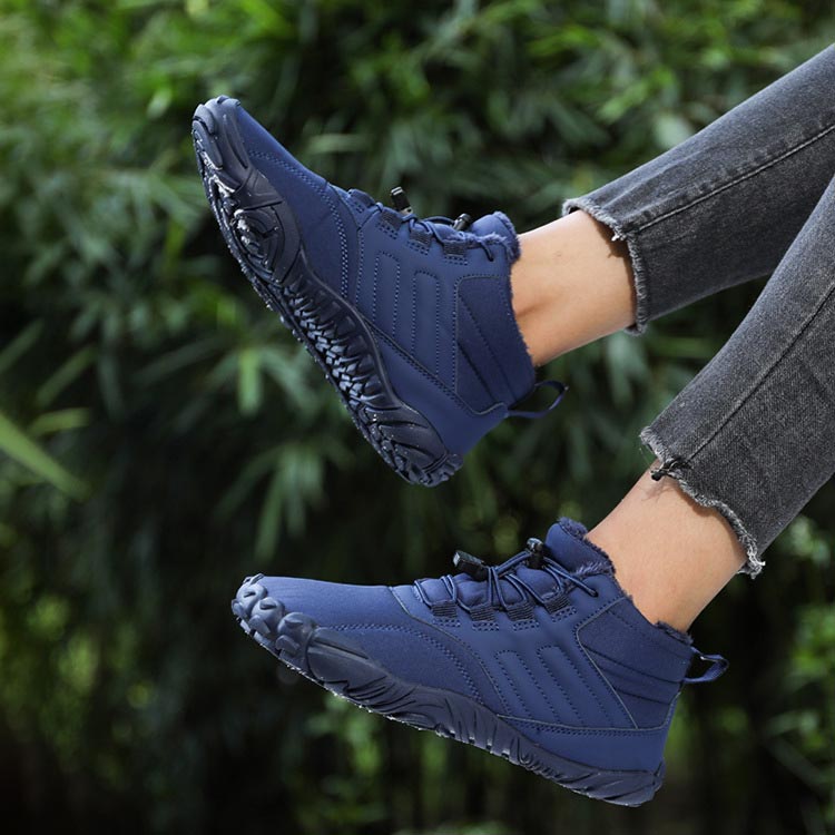 ❄️🧦Tolles Geschenk! Wasserdichte, verdickte, plüschgefütterte Wanderschuhe