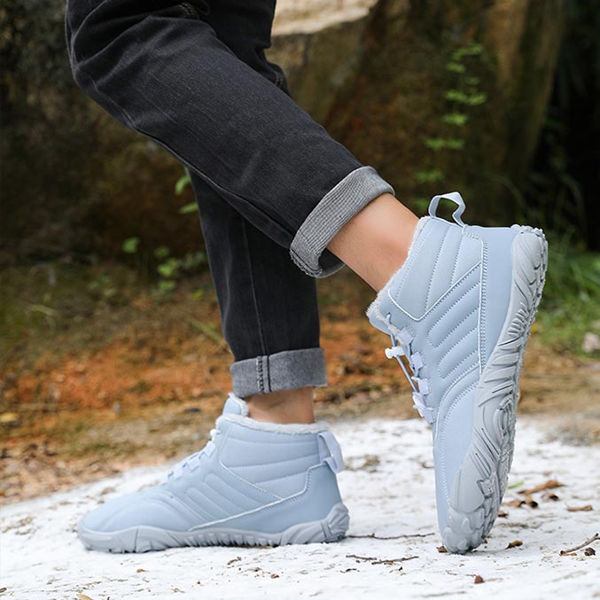 ❄️🧦Tolles Geschenk! Wasserdichte, verdickte, plüschgefütterte Wanderschuhe
