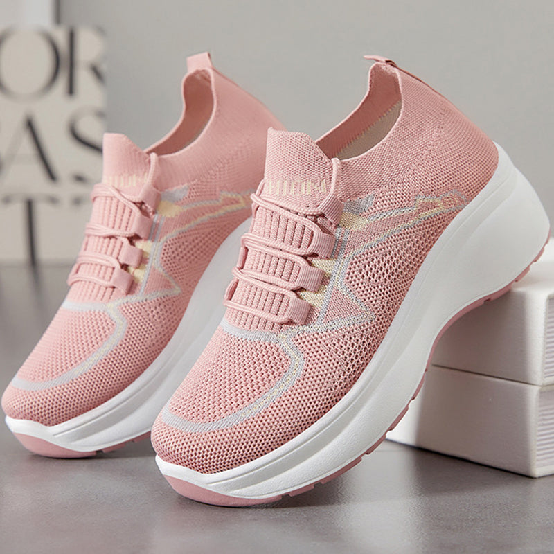 Gestrickte Schnürschuhe für Frauen
