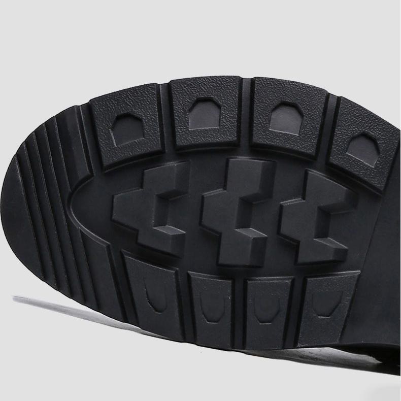 [Bestes Geschenk] Klassische lässige Herrenstiefel mit seitlichem Reißverschluss aus Leder