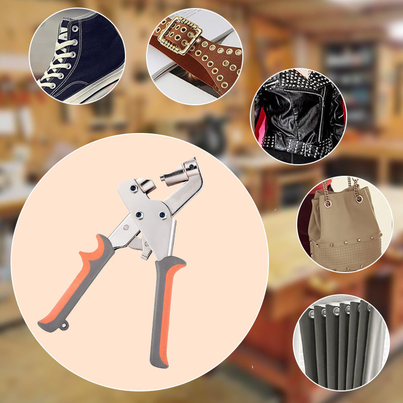 🔥JETZT 50 % RABATT!🔥 ✨ Ösenzange Set – Robust, Komplett, Für Planen & Leder 🔩