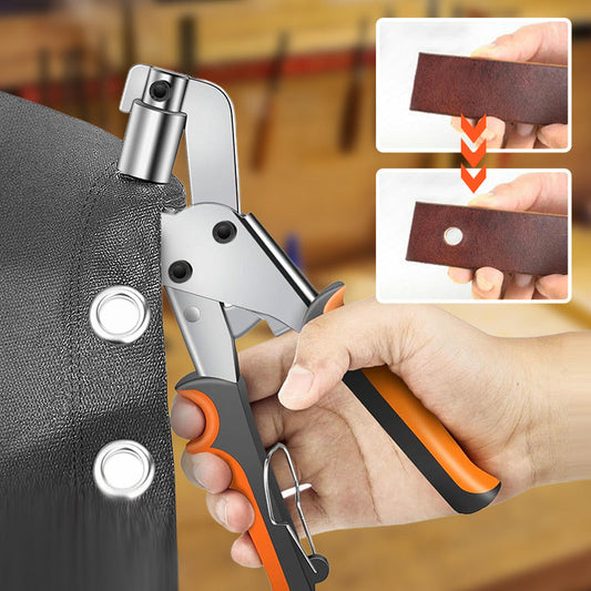 🔥JETZT 50 % RABATT!🔥 ✨ Ösenzange Set – Robust, Komplett, Für Planen & Leder 🔩