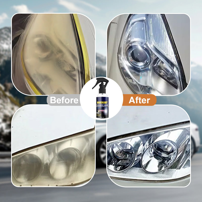 🚗 KAUFE 1, ERHALTE 1 GRATIS! 💡 Autoscheinwerfer-Reiniger & Restaurierungsmittel – Entfernt Vergilbung & Kratzer, UV-Schutz & Langanhaltende Klarheit ✨