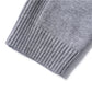Einfarbiger Strickpullover mit Rollkragen für Herren