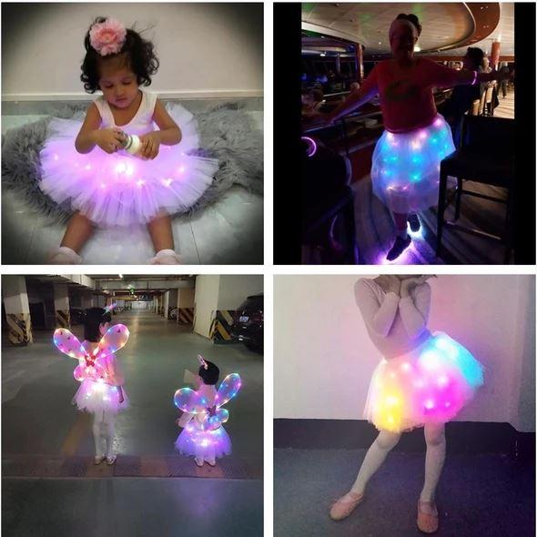 💕Heißer Verkauf 50 % Rabatt🌸✨Magischer & leuchtender LED-Tutu-Rock✨
