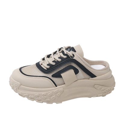 Slip-On-Sneakers mit dicker Plateausohle für Damen