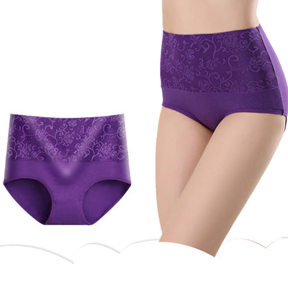 Auslaufsichere Höschen -Damen-Slip aus Baumwolle mit hoher Taille