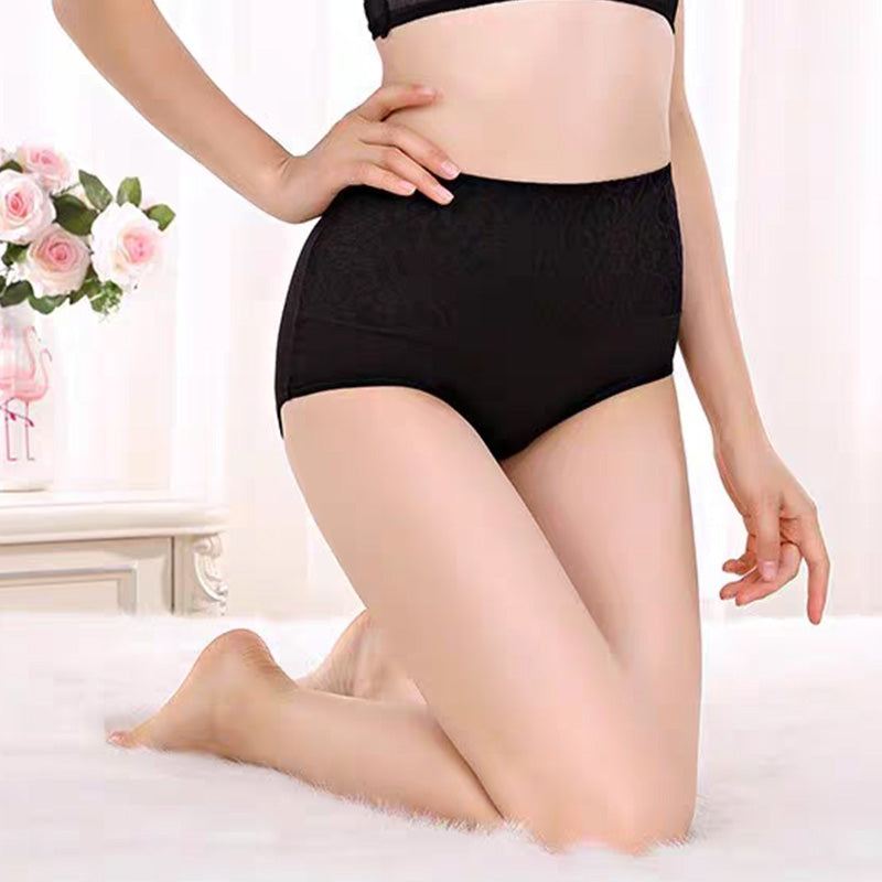 Auslaufsichere Höschen -Damen-Slip aus Baumwolle mit hoher Taille