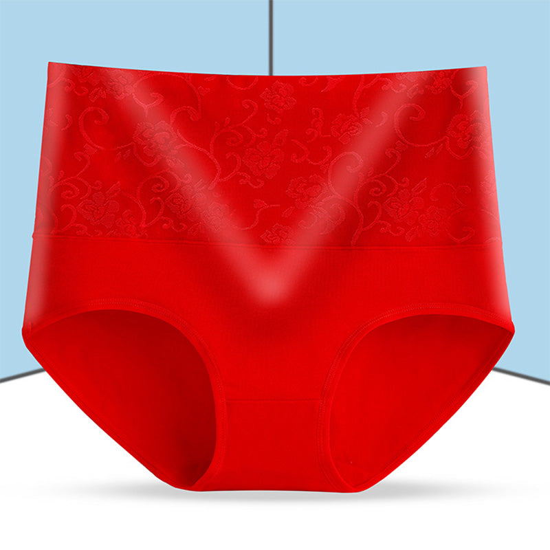 Auslaufsichere Höschen -Damen-Slip aus Baumwolle mit hoher Taille