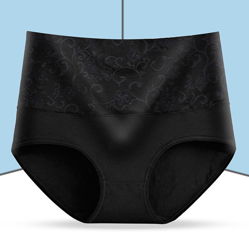 Auslaufsichere Höschen -Damen-Slip aus Baumwolle mit hoher Taille
