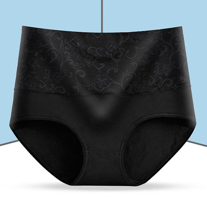 Auslaufsichere Höschen -Damen-Slip aus Baumwolle mit hoher Taille