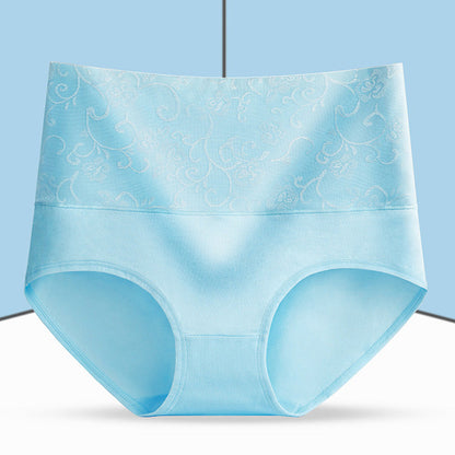 Auslaufsichere Höschen -Damen-Slip aus Baumwolle mit hoher Taille