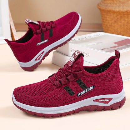 Damen atmungsaktive Outdoor-Sneaker aus Mesh