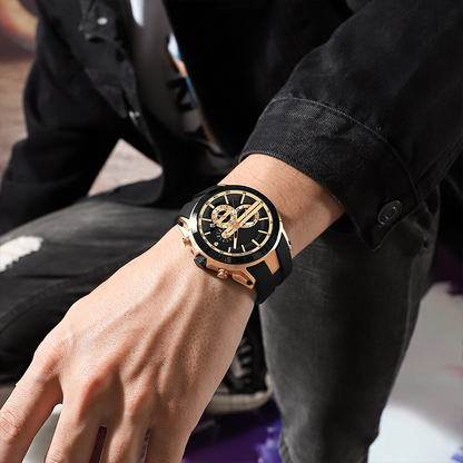 🔥⌚Sportuhr im Stil mit Leuchtanzeige, Silikonarmband und wasserdichtem Design【Kostenloser Versand】