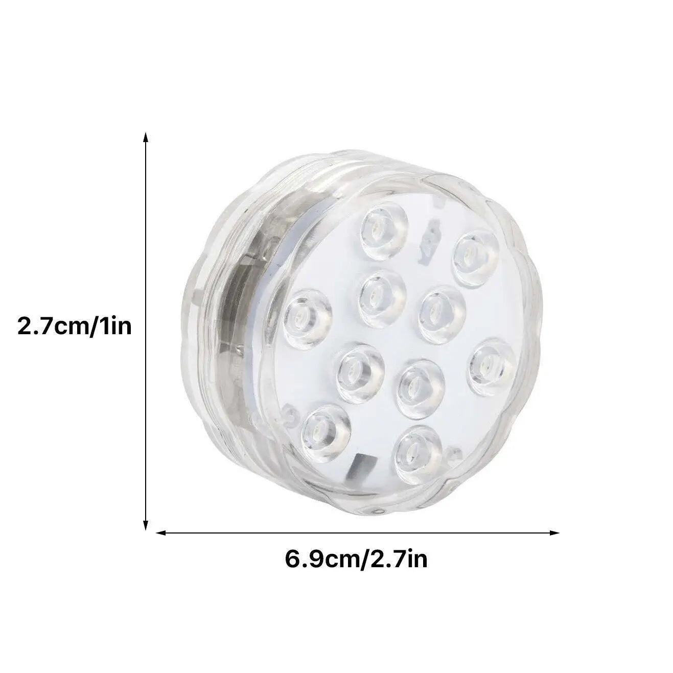 💎 -50% 16-FARBEN POOL-LEDs! 💎 Wasserdicht, Fernbedienung & 10x Heller für Partys